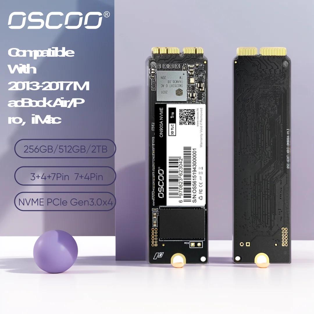 OSCOO NVMe PCIe Gen3.0 * 4 SSD, ƺ 2013 2017, ƺ  A1465 A1466 A1398 A1419 A1418 SSD  ָ Ʈ ̺
